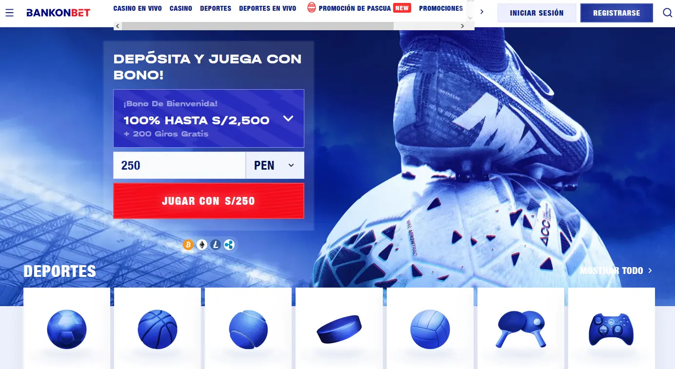 Página de inicio en Bankonbet Página de inicio en Bankonbet
