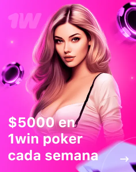 $5000 en 1win poker cada semana $5000 en 1win poker cada semana
