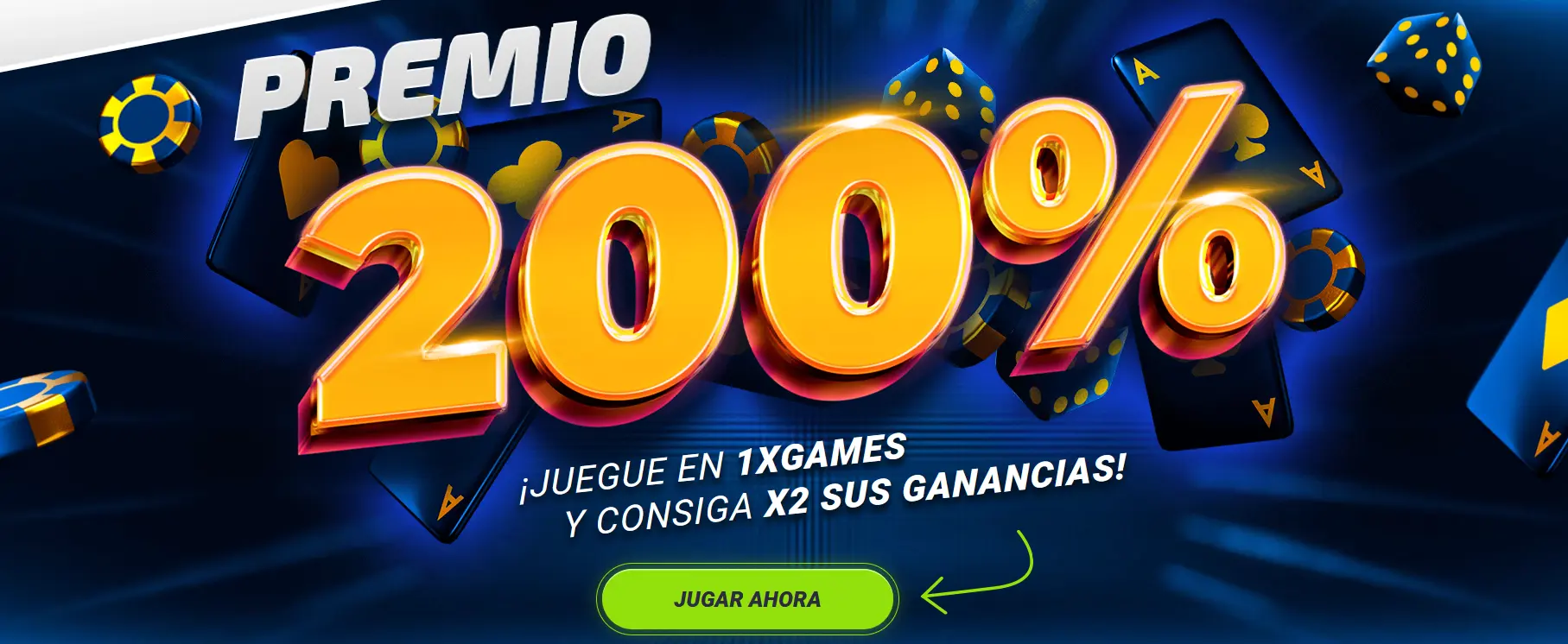Gane el 200% - 1xBet Gane el 200% - 1xBet