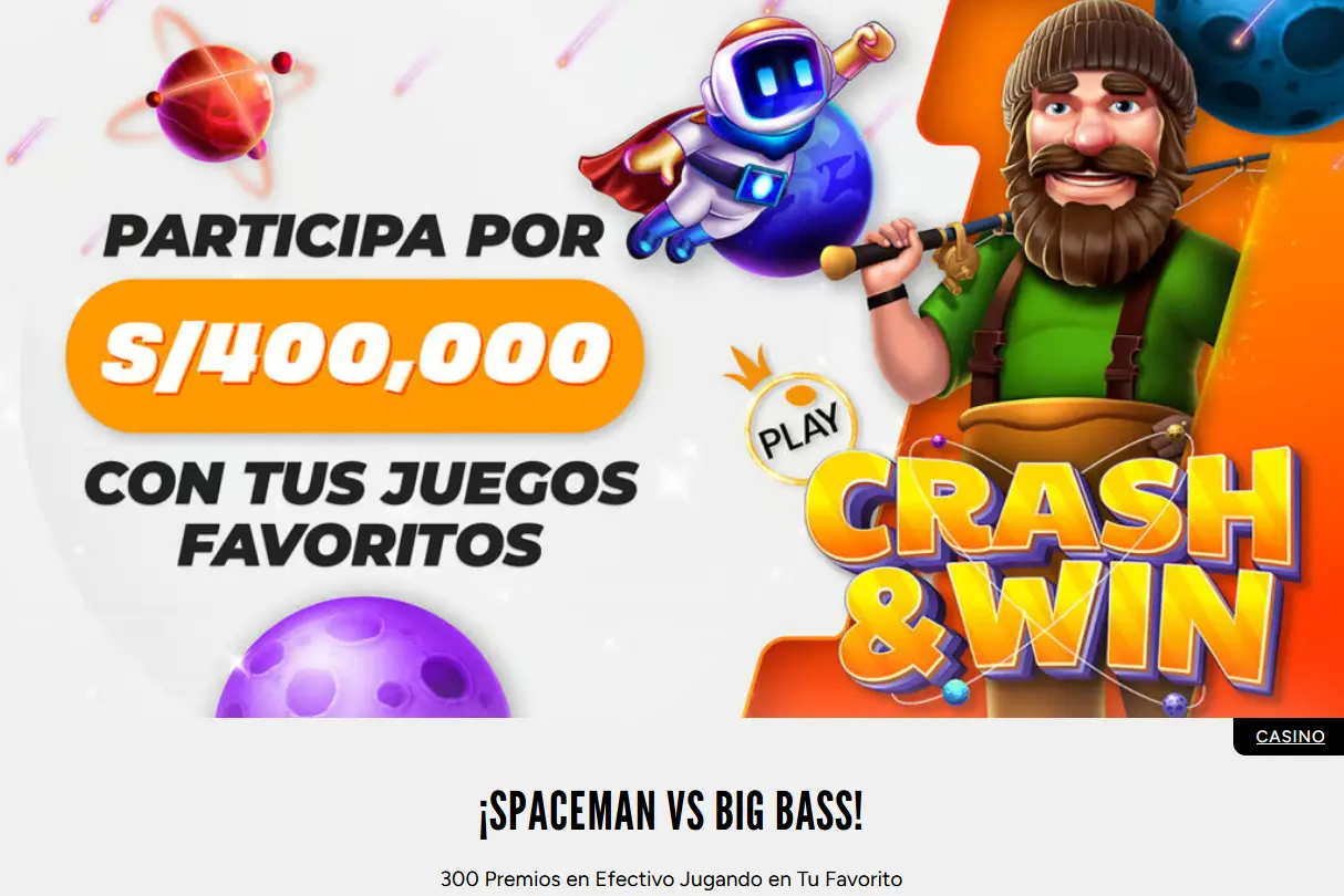 SPACEMAN VS BIG BASS en Inkabet SPACEMAN VS BIG BASS en Inkabet