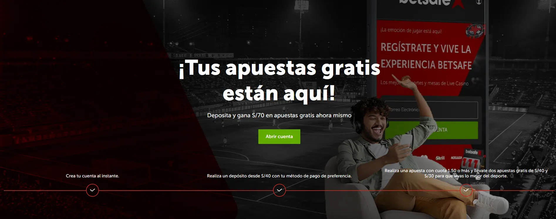 Tus apuestas gratis están aquí en Betsafe Tus apuestas gratis están aquí en Betsafe