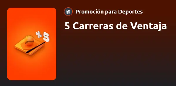 5 Carreras de Ventaja - Betano 5 Carreras de Ventaja - Betano