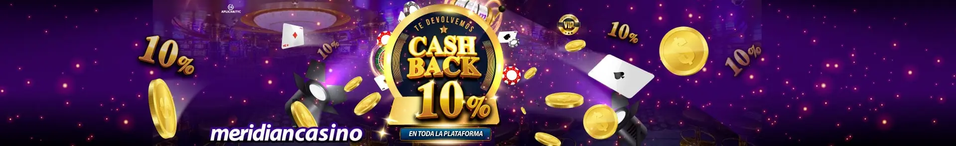 Cash back 10% en Meridianbet Cash back 10% en Meridianbet
