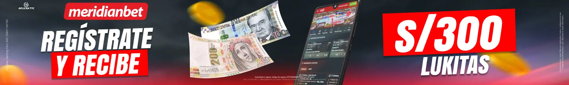 Regístrate y gana 300 lukitas en Meridianbet Regístrate y gana 300 lukitas en Meridianbet